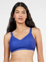 Γυναικείο Σετ Εσωρούχων Gisela Intimates - Μπλε Ραφ Πουά Σουτιέν & Σλιπ