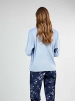 Γυναικεία Φλις Πιτζάμα Gisela Snoopy - Σιέλ / Navy Σετ Peanuts - Image 3