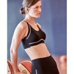 Γυναικείο Αθλητικό Σουτιέν Gisela Sport - Μαύρο με Λευκά Ρέλια - Image 3
